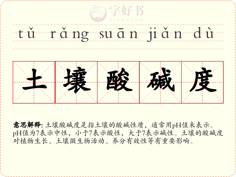 土壤酸碱度