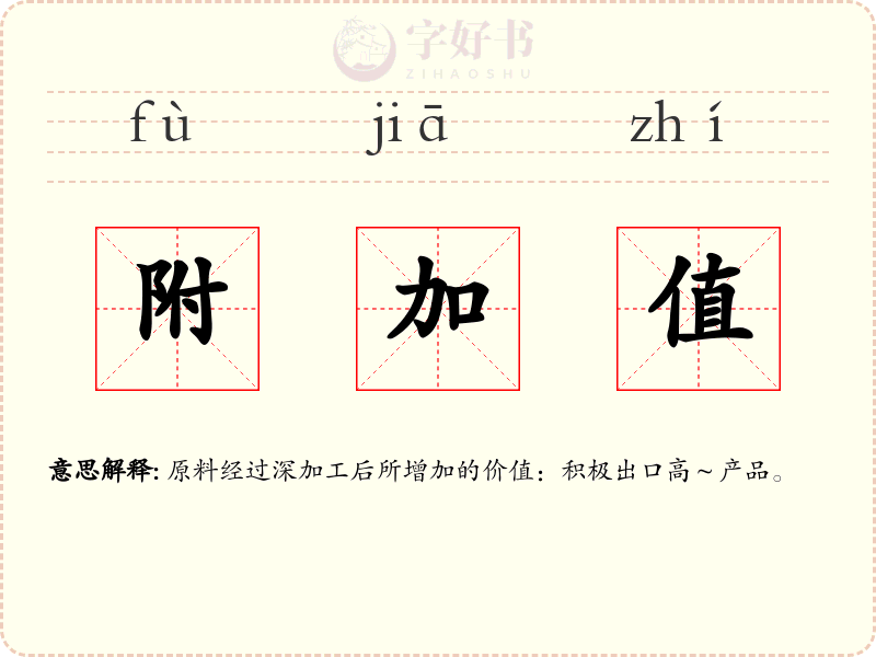 附加值