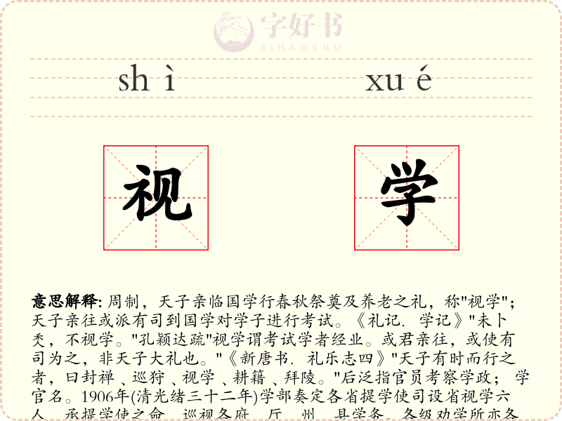 视学