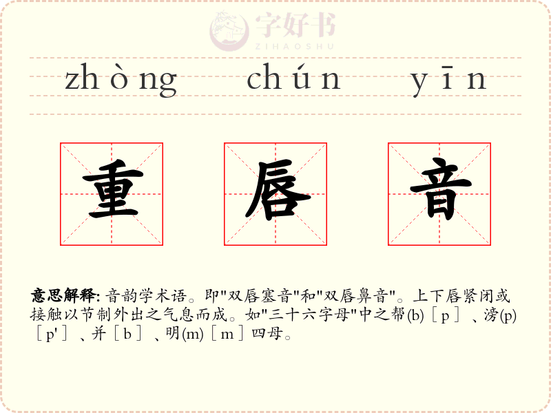 重唇音