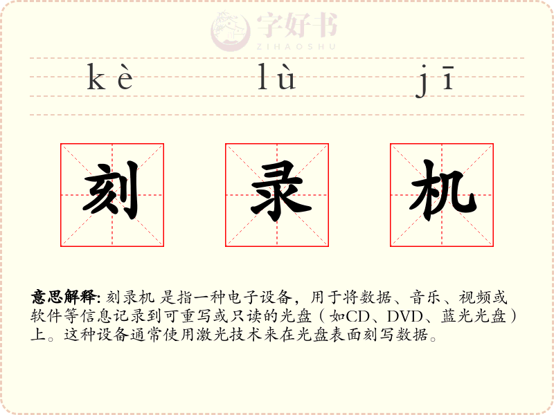 刻录机