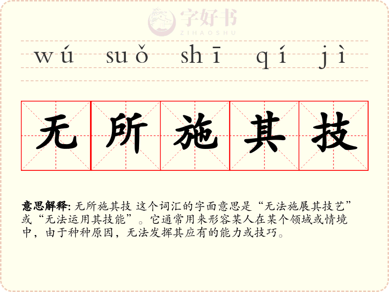 无所施其技