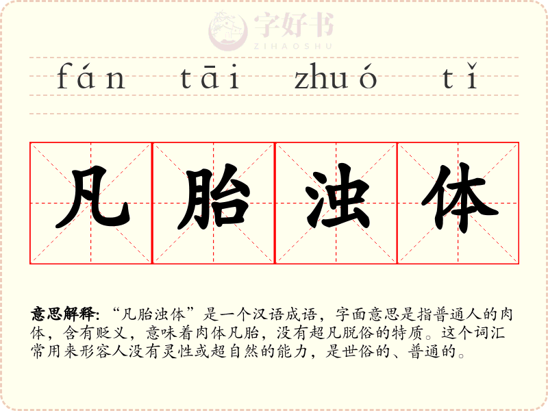 凡胎浊体