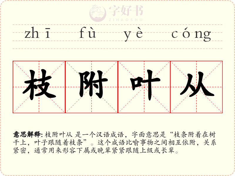 枝附叶从