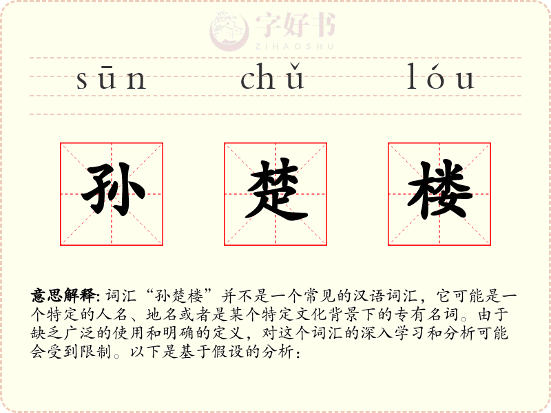 孙楚楼