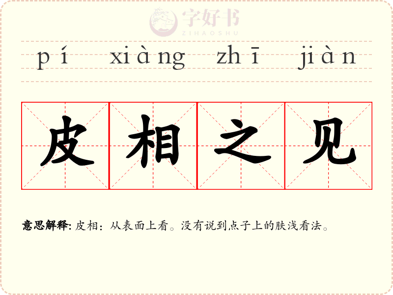 皮相之见