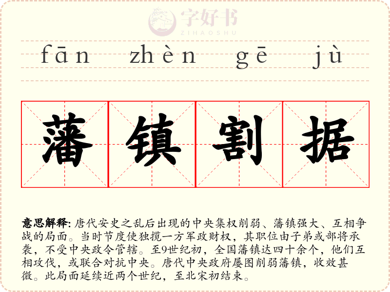 藩镇割据