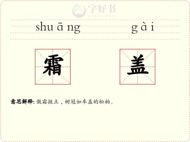 霜盖