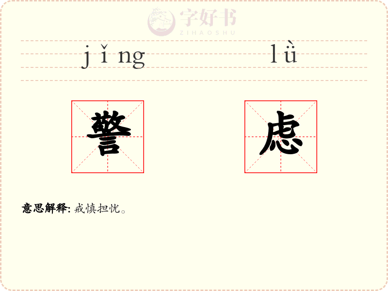 警虑