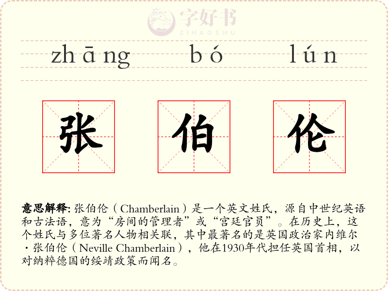 张伯伦