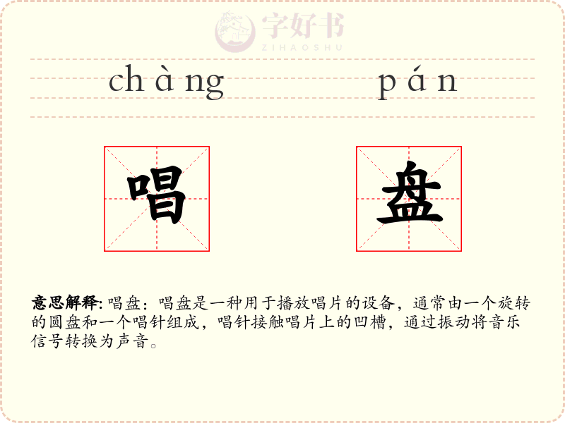 唱盘