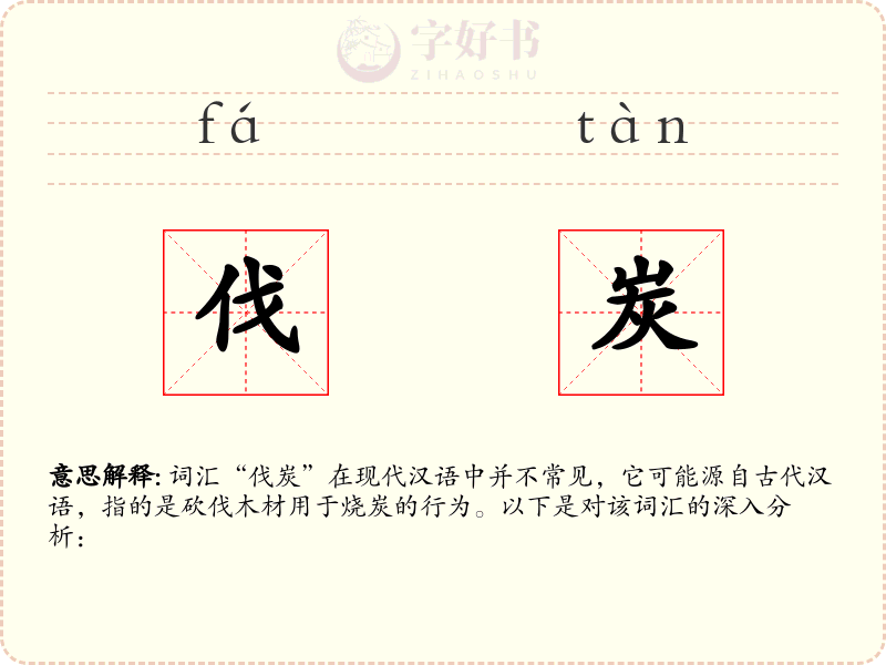 伐炭