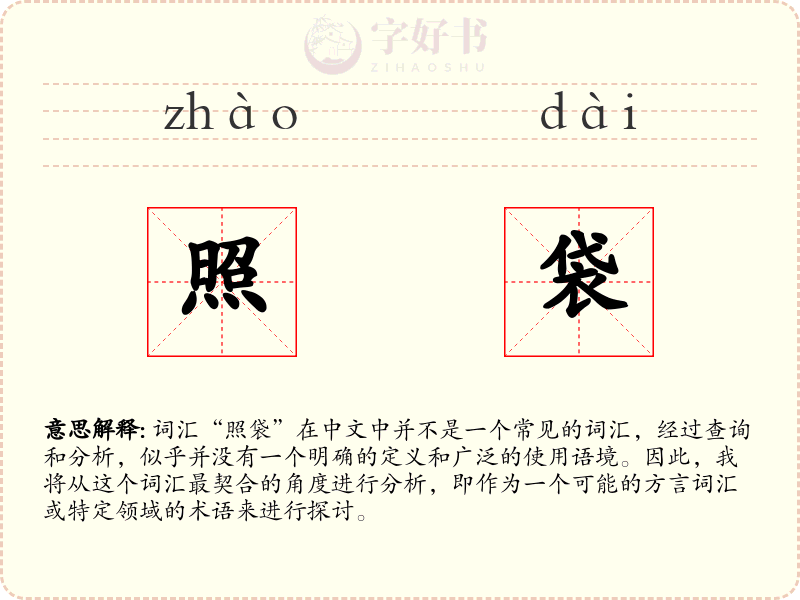照袋