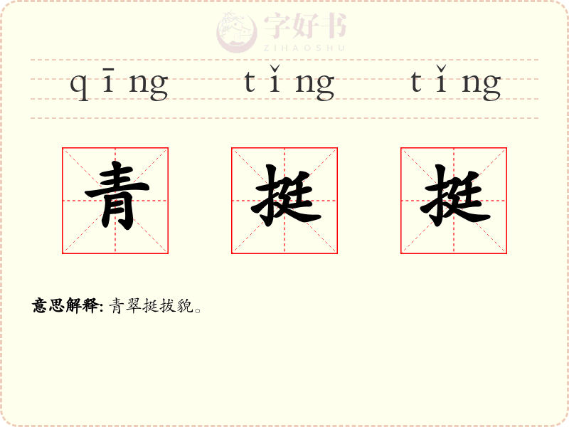 青挺挺