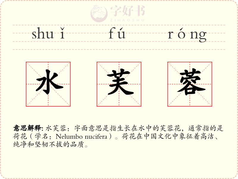 水芙蓉