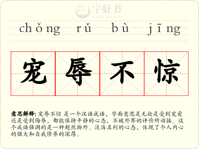宠辱不惊
