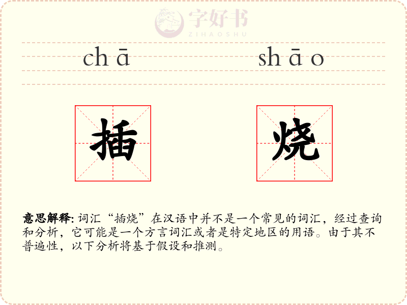 插烧