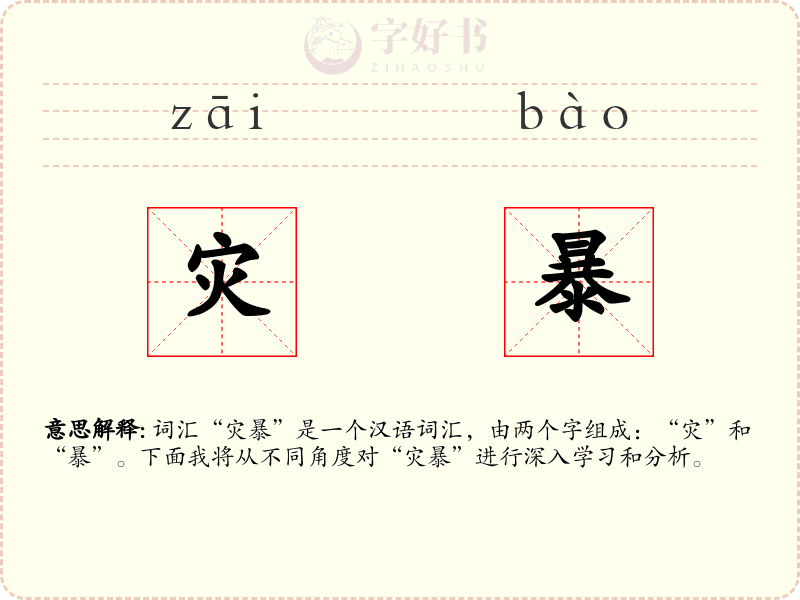 灾暴