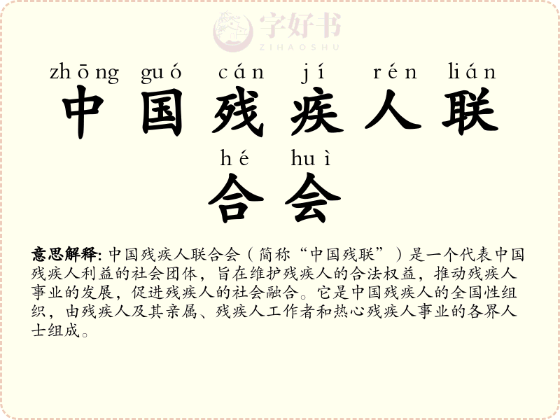 中国残疾人联合会