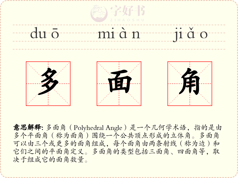 多面角