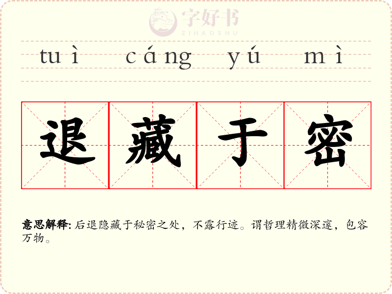 退藏于密