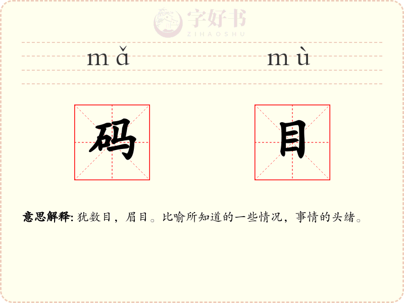 码目