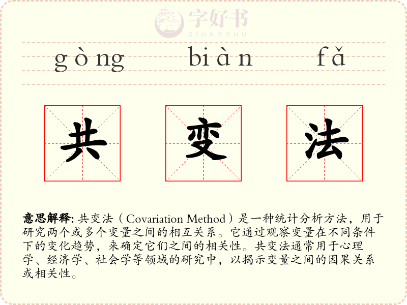 共变法