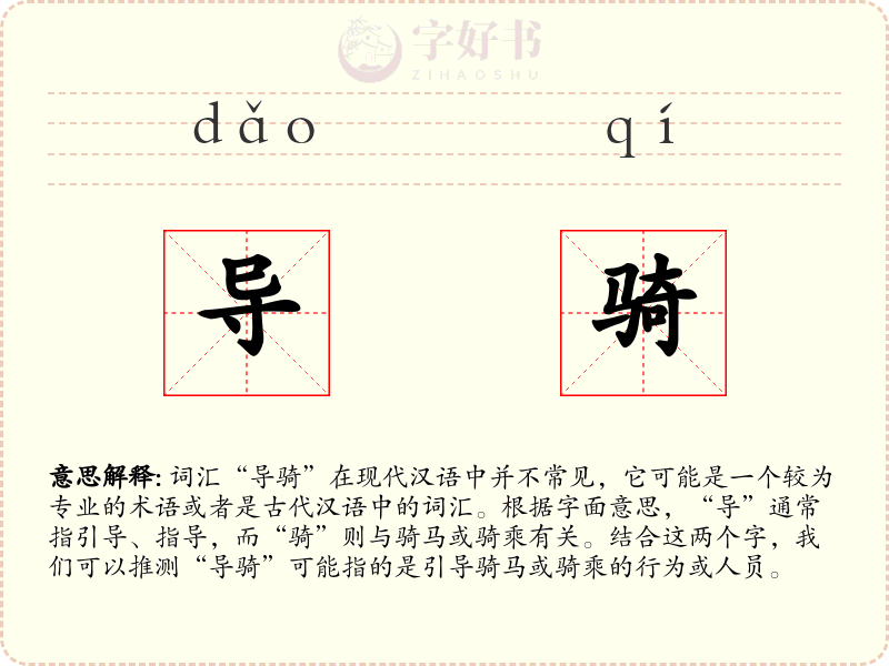导骑
