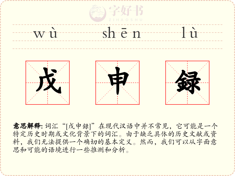 戊申録