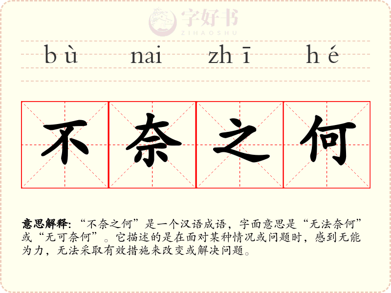 不奈之何