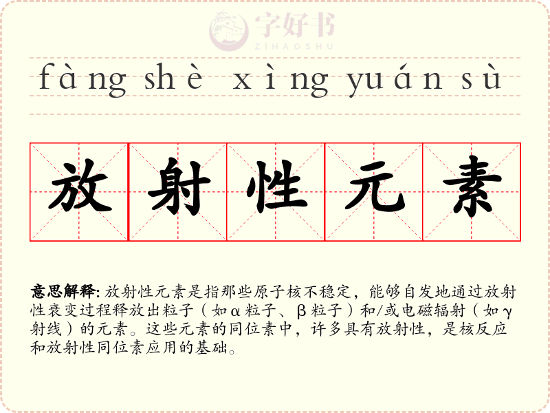 放射性元素