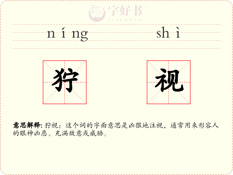 狞视