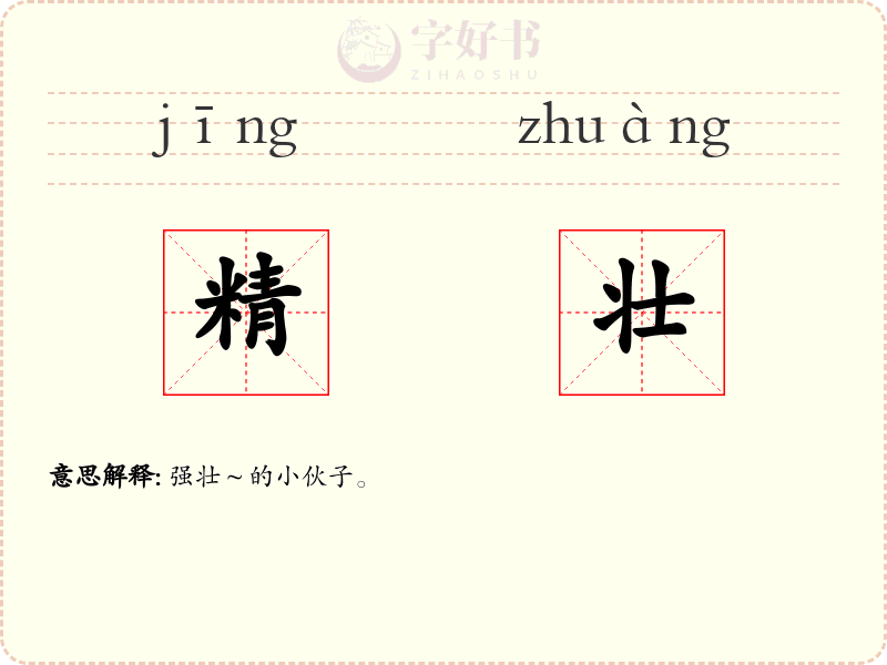 精壮
