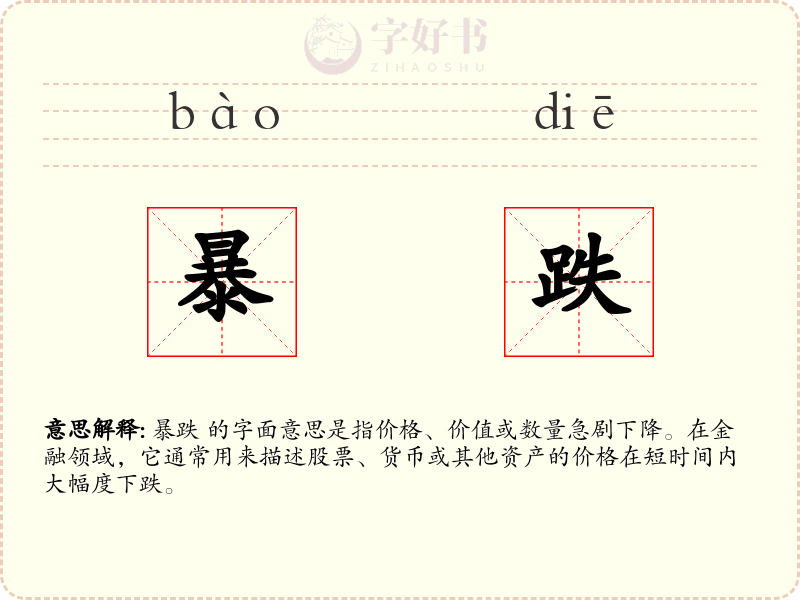 暴跌