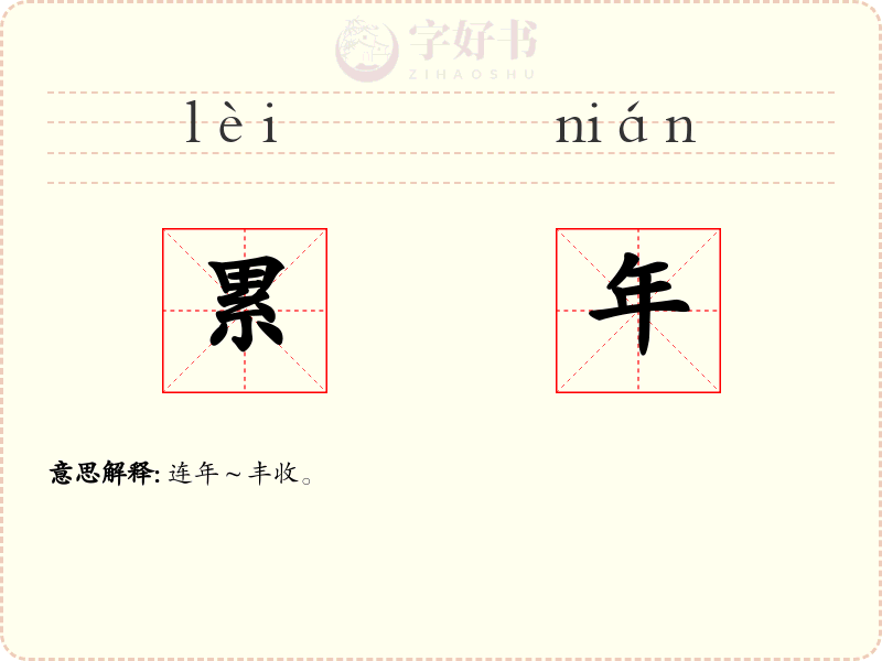 累年