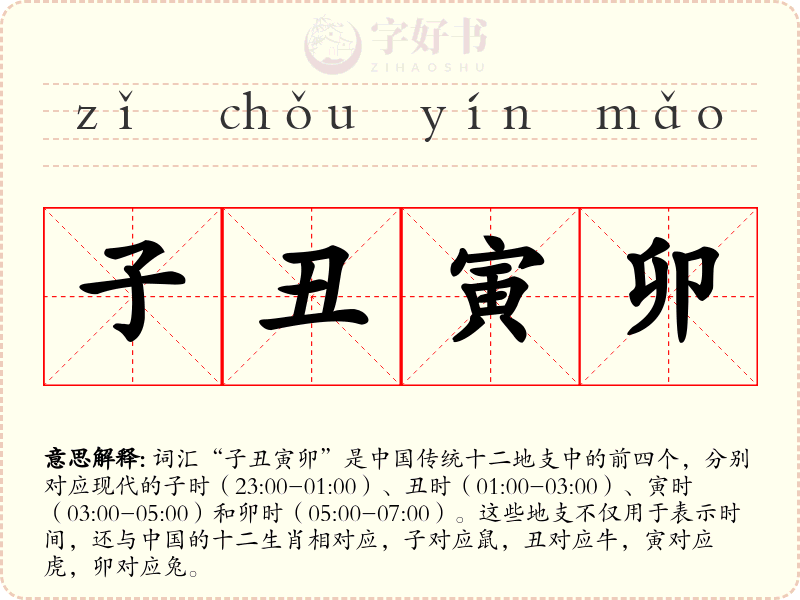 子丑寅卯