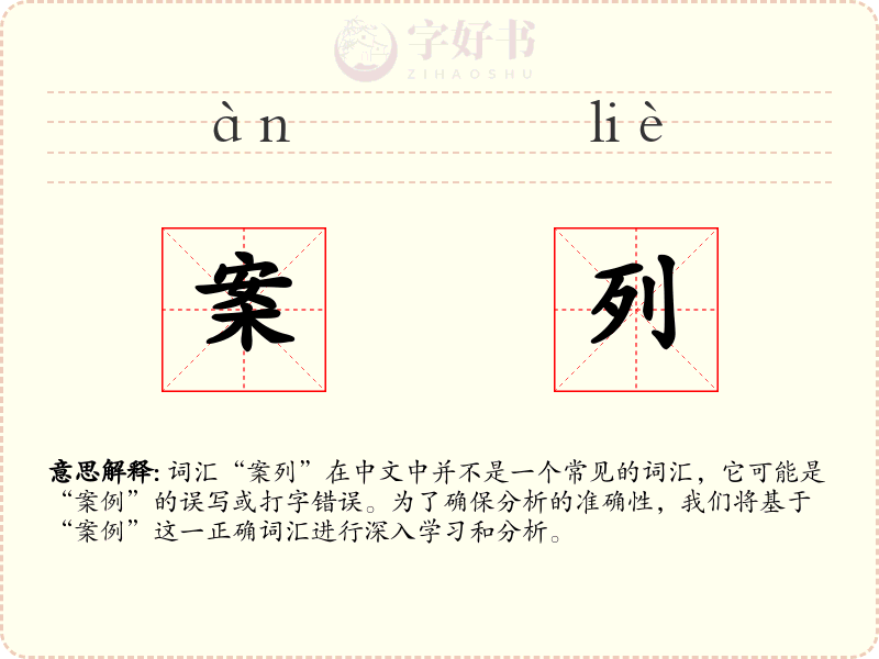 案列