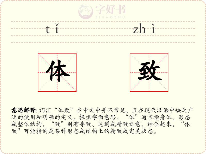 体致