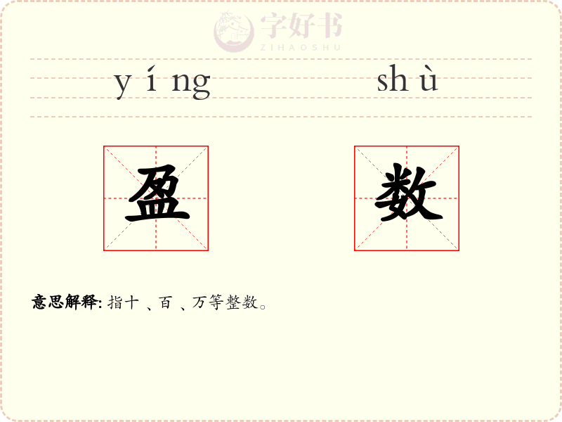 盈数