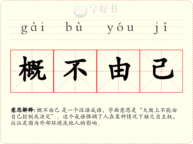 概不由己