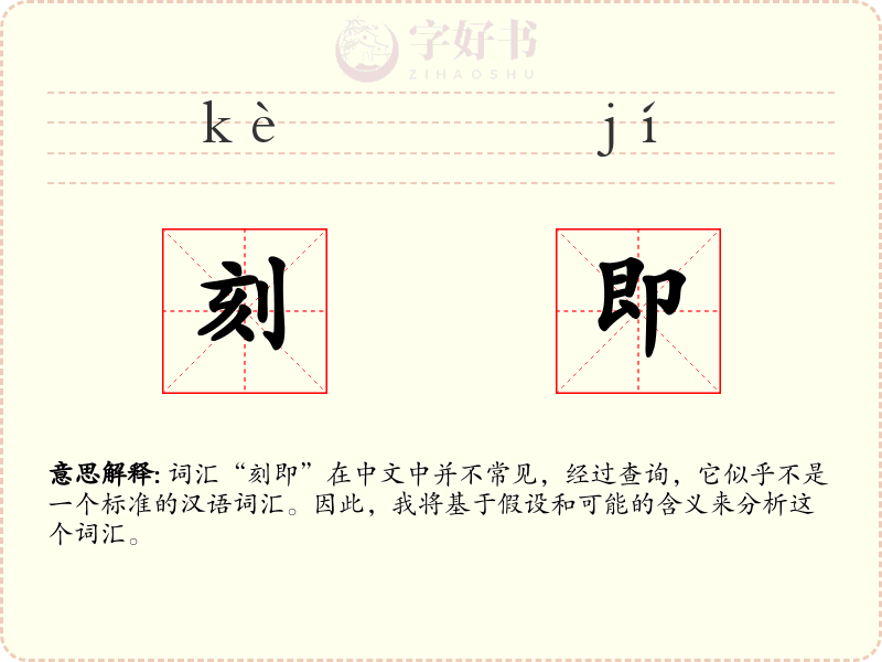 刻即