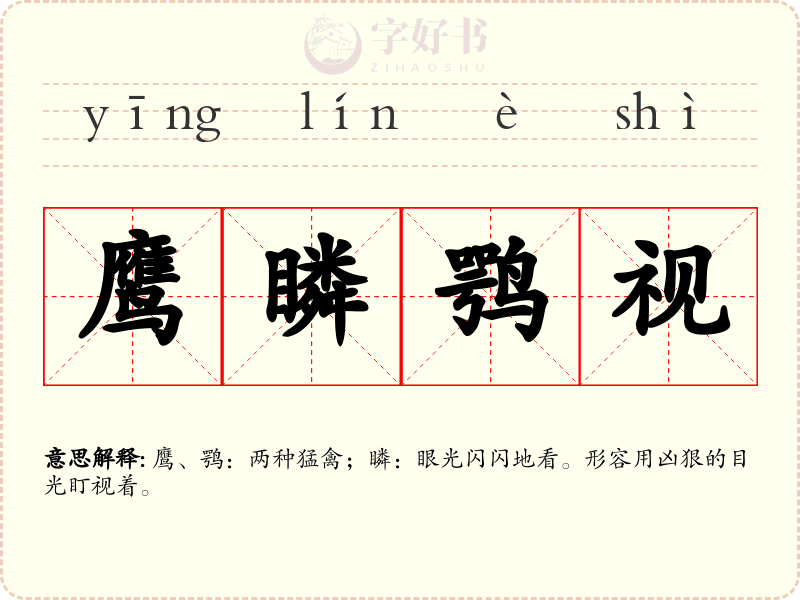 鹰瞵鹗视