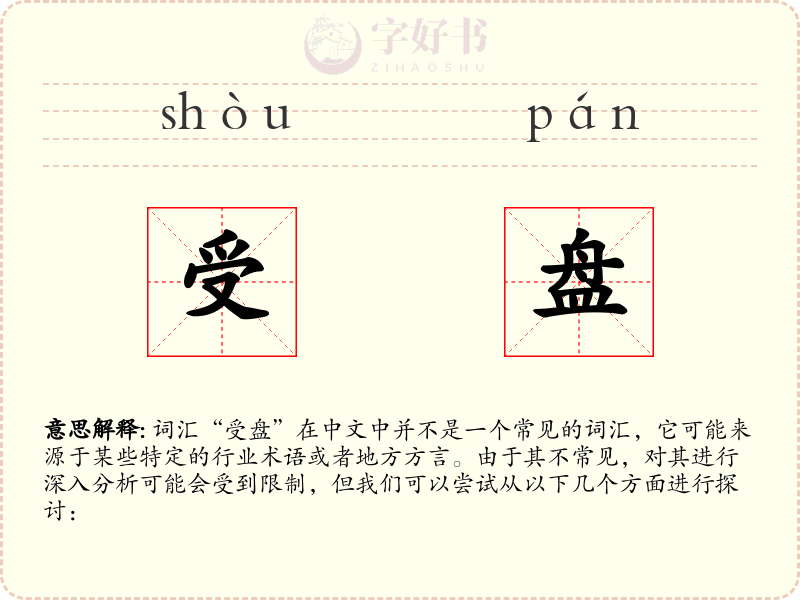 受盘