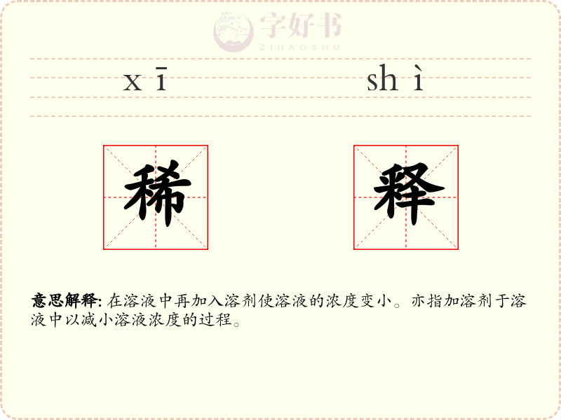 稀释