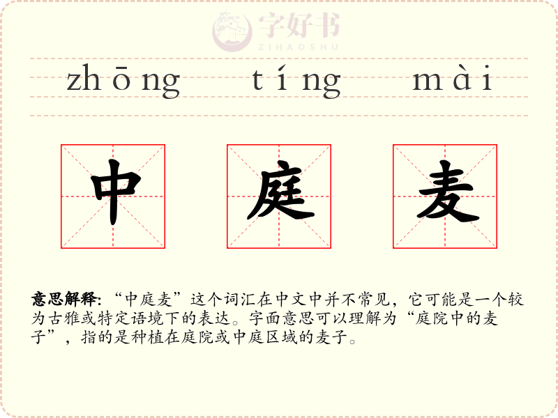 中庭麦