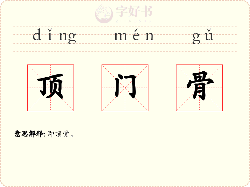 顶门骨
