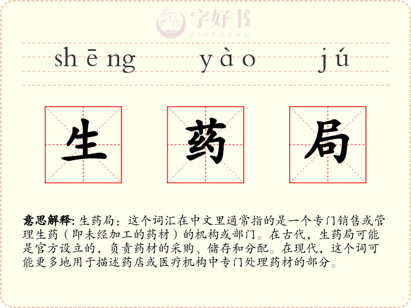 生药局