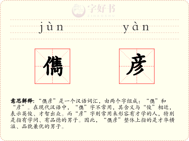 儁彦