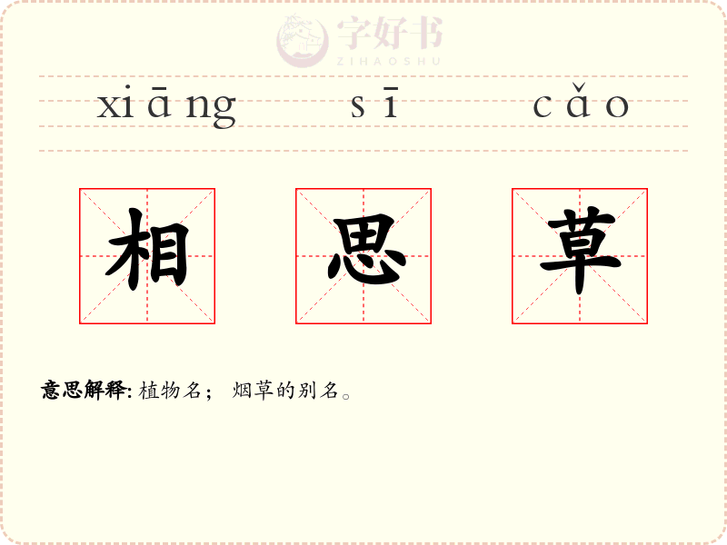 相思草