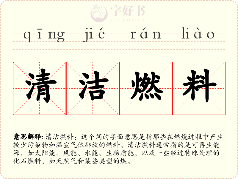 清洁燃料